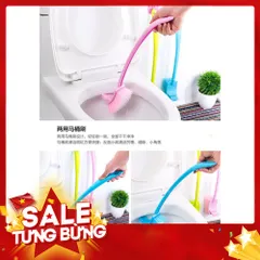Chổi Cọ Vệ Sinh Toilet 2 Đầu - Tiện Lợi, Đa Năng và Hiệu Quả