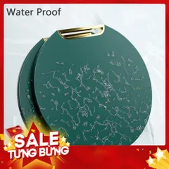 Thớt Nhựa Tròn Mẫu Mới Có Quai Treo - Chống Nấm Mốc Kháng Khuẩn, Đường Kính 35cm
