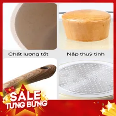 Nồi chống dính vân đá có đáy từ 18cm