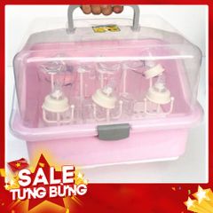 Khay úp bình sữa có nắp đậy tiện ích