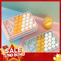 Khay đá viên bi 33 ô rất dễ lấy đá khuôn làm thạch hoa quả hình ngộ nghĩnh