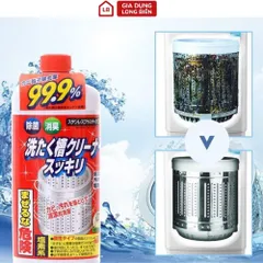 Nước Tẩy Lồng Máy Giặt 550ml Nhật Bản - Siêu Sạch, Dễ Dàng Sử Dụng