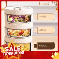 Hộp cơm giữ nhiệt 1520ml kèm túi đũa thìa