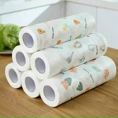 Cuộn lau đa năng có thể tái sử dụng chất liệu cao cấp có họa tiết xinh xắn