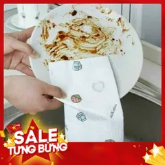 Cuộn lau đa năng có thể tái sử dụng chất liệu cao cấp có họa tiết xinh xắn