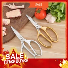 Kéo Làm Bếp Đa Năng Nhật Bản Cắt Giấy, Cắt Gà , Làm Bếp Chất Liệu Dày Dặn Siêu Bền