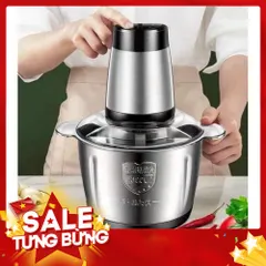 Máy Xay Thịt Cối Inox 2 Lít - Sắc Bén, Tiện Lợi Cho Mọi Nhà Bếp