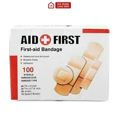 Hộp 100 Miếng Băng Cá Nhân Urgo Chống Thấm Nước Đa Kích Thước