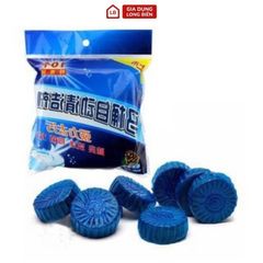 Viên thả bồn cầu xanh gói 10 viên tiện lợi khử mùi hiệu quả, tiết kiệm