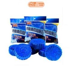 Viên thả bồn cầu xanh gói 10 viên tiện lợi khử mùi hiệu quả, tiết kiệm