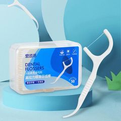 [FreeShip] Tăm chỉ nha khoa ,hộp 50 cây, sợ chỉ mảnh và chắc chắn