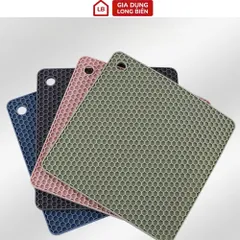 Miếng Lót Nồi Silicon Chống Nóng Chịu Nhiệt Mẫu Mới - Kích Thước 17cm, An Toàn Cho Mọi Loại Nồi