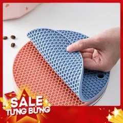 Miếng Lót Nồi Silicon Chống Nóng Chịu Nhiệt Mẫu Mới - Kích Thước 17cm, An Toàn Cho Mọi Loại Nồi