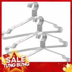 Bịch 9 móc Nhôm Treo Quần Áo Người Lớn Siêu Tiện Ích