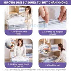 Túi hút chăn chân không size 60*80cm