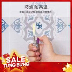 Cuộn Giấy Dán Bếp Hoạ Tiết Kẻ Tráng Nhôm Size 2m x 60cm - Tiện Lợi Và Đẹp Mắt