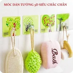 Móc Dính 3D Siêu Chắc (Set 10 Cái) - Giải Pháp Treo Đồ Tiện Lợi