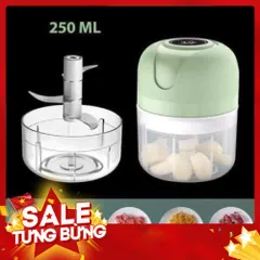 Máy Xay Tỏi Ớt Đa Năng 250ml - Sạc Pin Tiện Lợi, Dễ Sử Dụng