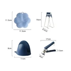 Dụng cụ kẹp gắp nóng 4 chi tiết