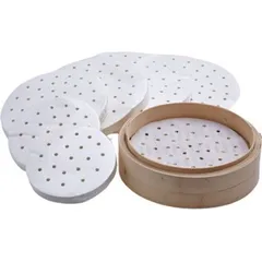 100 Tờ giấy nến đục lỗ size 23cm dùng cho nồi chiên không dầu hoặc lót bánh