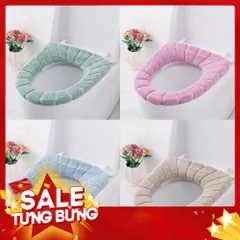 Lót Nỉ Bồn Cầu - Thảm Vệ Sinh Chống Trượt, Ấm Áp và Thoải Mái