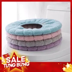 Lót Nỉ Bồn Cầu - Thảm Vệ Sinh Chống Trượt, Ấm Áp và Thoải Mái
