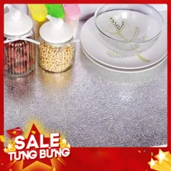 Cuộn Giấy Bạc Dán Bếp Kích Thước Dài 1m Rộng 60cm Chống Thấm, Chống Bám Bẩn Đa Năng