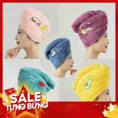 Khăn lau khô tóc thời trang và tiện dụng