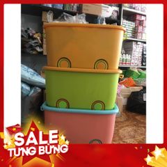 Thùng ô tô đựng đồ chơi có bánh xe size to 58 x 39 x 31cm chất đẹp