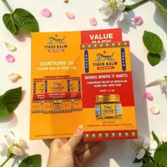 Tiger Balm Red 18g Cù Là Con Hổ Dạng Hũ Nhỏ Gọn