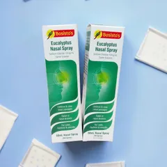 Bosisto's Nasal Spray Eucalyptus Saline 50mL Hỗ Trợ Chăm Sóc Mũi