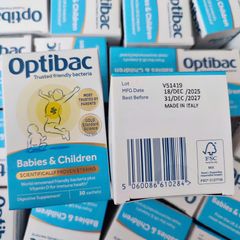 Men Vi Sinh Optibac Babies & Children [Hộp : 30 gói] - SP Chuẩn UK