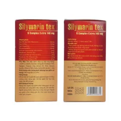 (Đỏ) Viên uống SILYMARIN TEX ĐỎ 100V tốt cho gan, bồi bổ gan, bảo vệ và giải độc gan, làm mát gan