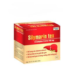 Viên uống bổ gan Silymarin Tex cao atiso, cao cà gai leo giảm xơ gan, men gan, viêm gan - 100 viên [Silymarin Tex Đỏ]