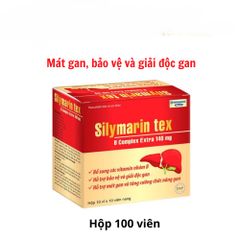 Viên Uống Silymarin Tex Đỏ 100 Viên – Hỗ Trợ Chức Năng Gan, Hỗ Trợ Giảm Men Gan