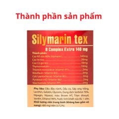 Viên Uống Silymarin Tex Đỏ 100 Viên – Hỗ Trợ Chức Năng Gan, Hỗ Trợ Giảm Men Gan
