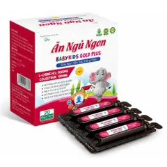 siro ăn ngủ ngon baby kids gold plus ăn ngon hỗ trợ bé ăn ngon ngủ tốt bé thông minh tăng đề kháng hộp 20 ống