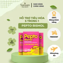 Viên nhai Pepto Bismol Original Chewable Tablets 30 Viên Vị Gốc - Nội địa Mỹ