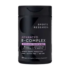 Sports Research Vitamin B Complex - Viên Uống Bổ Sung Vitamin B Sports Research Advanced 180v