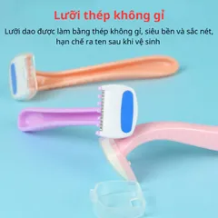 Dao Cạo Lông Vùng Kín Bikini Chống Xướt Thiết Kế Mới Dụng Cụ Cắt Tỉa Râu Lông Nách Chân Tay Chuyên Dụng - T515