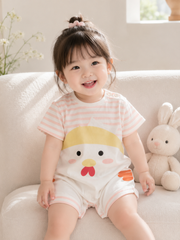 Hàng QC - Bodysuit vịt con cute đáng yêu dễ thương mát mềm thoáng khí mùa hè cho bé gái