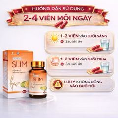 Viên Giảm Cân siêu tốc NANO SLIM Hỗ trợ giảm cân, tạo dáng, giữ dáng, chuyển hóa chất béo dư thừa, giúp dáng thon ngọn