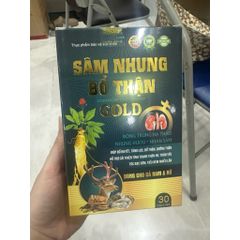 Viên uống Sâm nhung bổ thận Cordycep Cyster Max Gold hỗ trợ bổ huyết tăng lực bổ thận cho cả nam và nữ chính hãng 30v