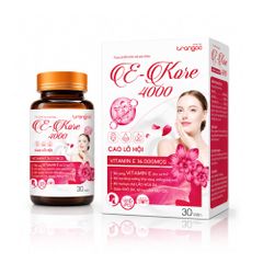 Bổ sung vitamin E Kore 4000 Trần Ngọc C30v