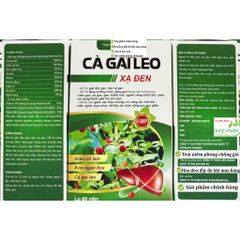 Viên uống Cà gai leo xạ đen giải độc gan vỉ 60 viên, giúp bổ gan, hạ men gan, tăng cường chức năng gan, bảo vệ gan