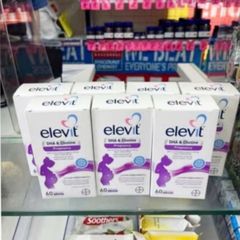 Viên uống DHA & Choline cho Mẹ Bầu Elevit DHA & Choline Pregnancy 60 viên - Bổ Sung Dinh Dưỡng cho Mẹ Bầu & Thai Nhi - S/P Chuẩn Úc