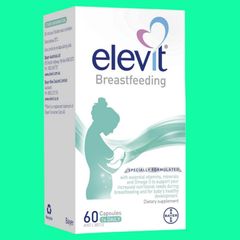 Viên uống Bổ Sung Vitamin Phục Hồi Sau Sinh cho Mẹ Bầu Elevit Breastfeeding 60 viên - S/P Chuẩn Úc