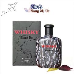 [Đã mở nilong] Nước hoa nam Evaflor Whisky Black Op Eau de Toilette (EDT) 100ml