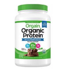 Bột Protein Hữu Cơ Orgain Organic Protein 1.22 kg - 21g Protein Thực Vật [Vegan] - Hương Vanilla Bean & Chocolate - Hàng nội địa USA