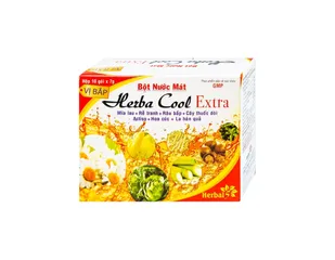 Bột nước mát herba cool extra vị bắp thơm ngon giúp thanh nhiệt mát gan (hàng date mới)